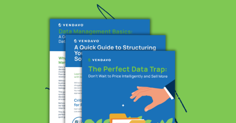 Visual showing Data Readiness Kit on Vendavo site